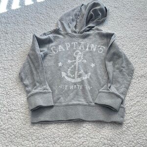 Carter's Gray Anchor Graphic Hoodie Sweatshirt